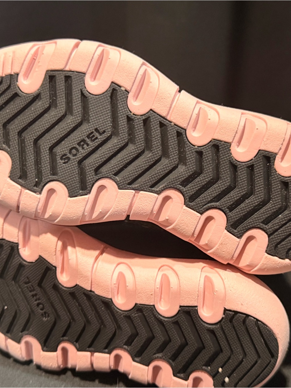 SOREL Kids Printed Black & Pink Lace-Up Explorer Snow Boot - Picture 6 of 8
